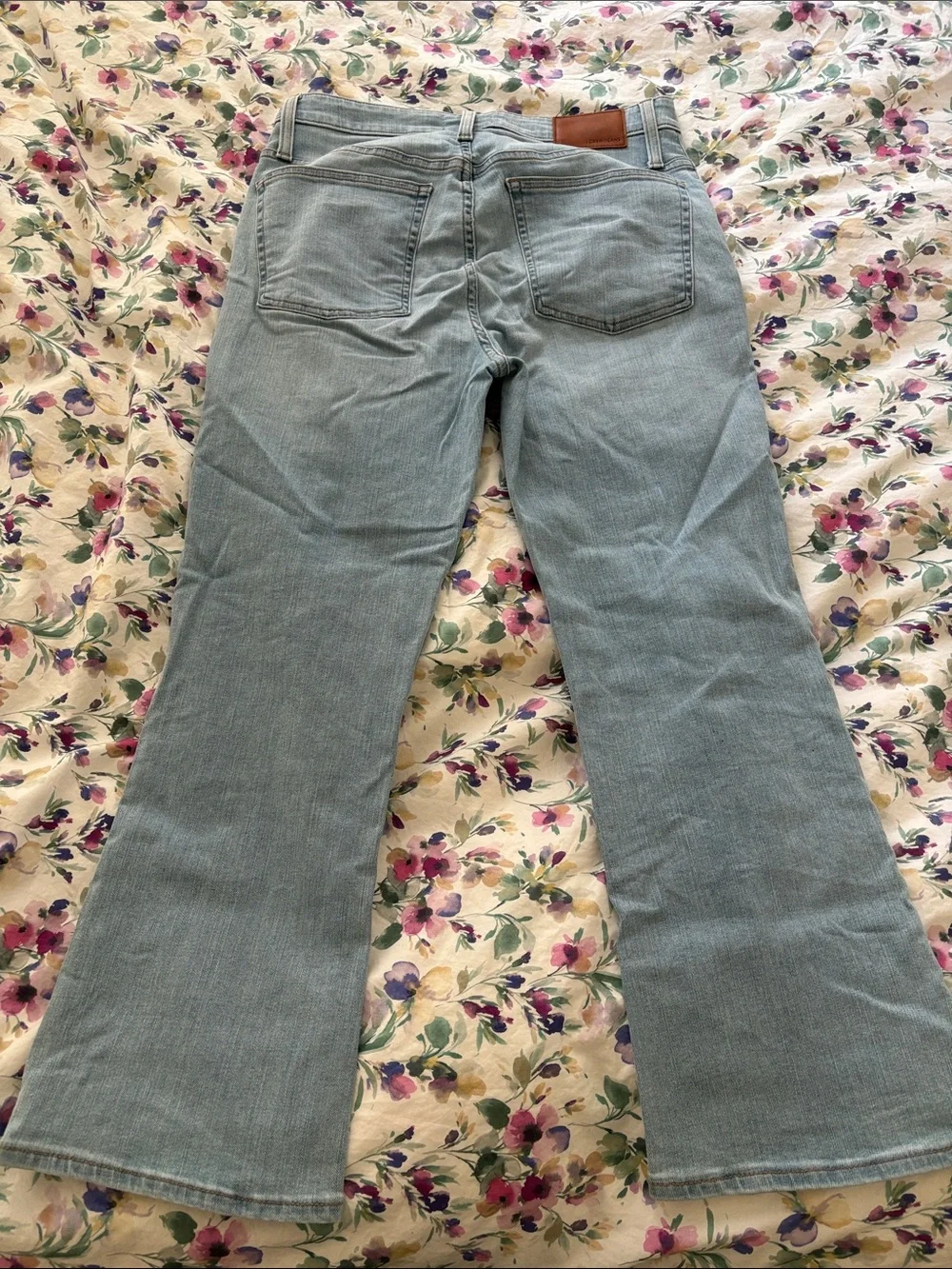 J. Crew Jeans Light Blue Flared Cotton Jeans Sustainable Jeans Size 30